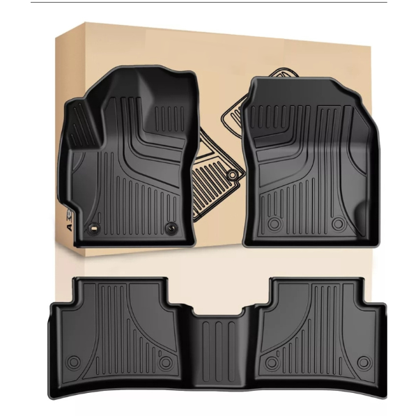 Kit Tapetes 3D Automotivos Premium (Dianteiro + Traseiro) – Fabricados Sob Medida para Todos os Tipos de Veículos