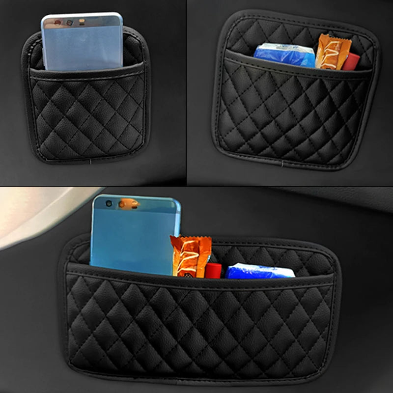 Porta-Objetos em Couro Sintético – Organização Sofisticada para o Interior do Seu Carro