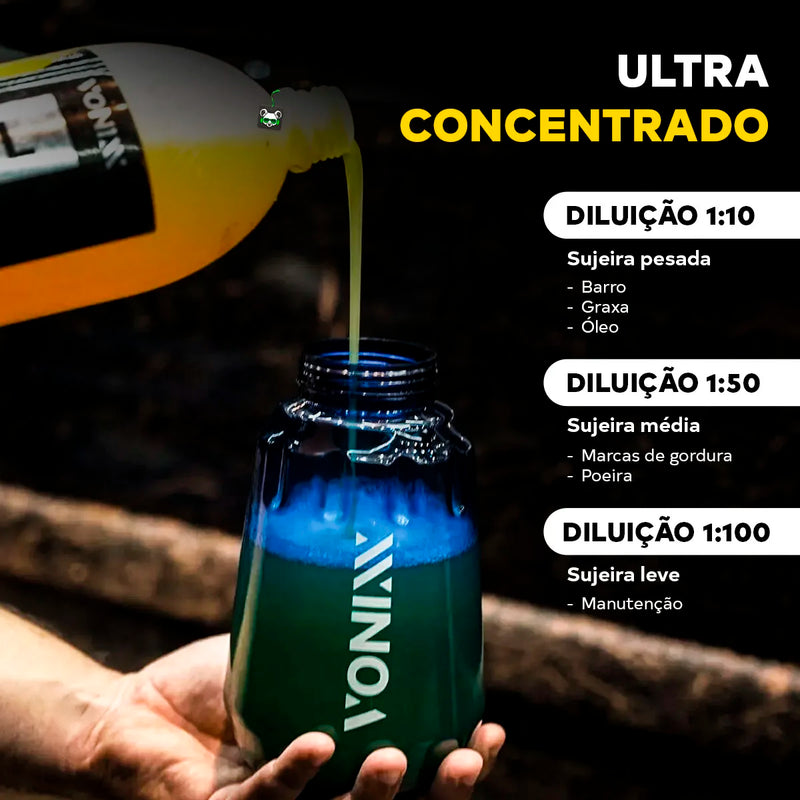 Shampoo Automotivo Lava Pesada Vmol 500ml Vonixx – Limpeza Profunda e Proteção para Seu Veículo